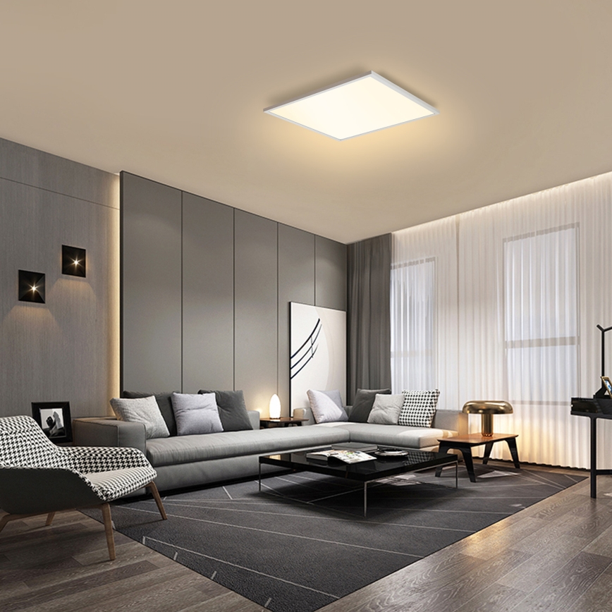 Brilagi - Himmennettävä kattovalaisin SLIMFRAME LED/58W/230V 60x60 cm 3000-6000K valkoinen + kauko-ohjain