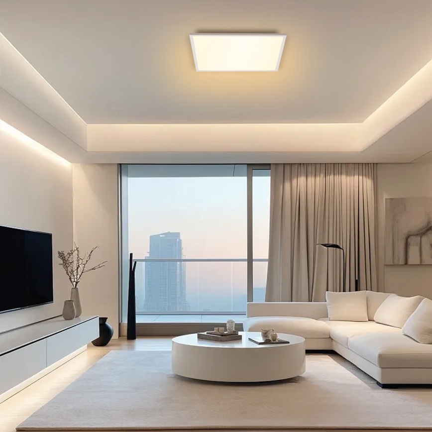 Brilagi - Himmennettävä kattovalaisin SLIMFRAME LED/58W/230V 60x60 cm 3000-6000K valkoinen + kauko-ohjain