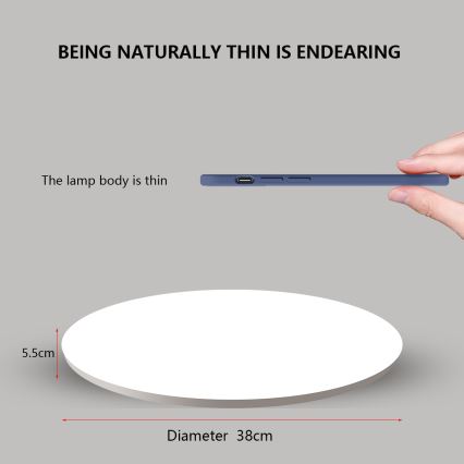 Brilagi - LED-himmennettävä valaisin SMART STARS LED/24W/230V Ø 38 cm 2700-6500K Wi-Fi Tuya + kaukosäädin