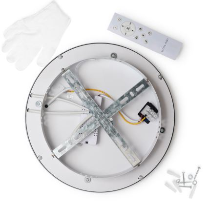 Brilagi - himmennettävä TRIVARO LED/72W/230V 3000–6000K Ø 40 cm + kauko-ohjain