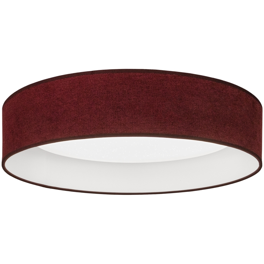 Brilagi - LED-himmennettävä kattovalaisin VELVET SMARTIX STARS LED/36W/230V 3000-6000K Ø 55 cm viininpunainen Wi-Fi Tuya Beacon + kaukosäädin