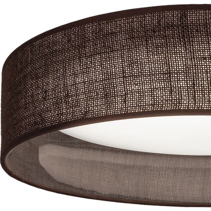 BRILAGI - LED himmennettävä kattovalaisin VELVET SMART VARI LED/24W/230V 3000-6500K halkaisija 45 cm ruskea + kaukosäädin