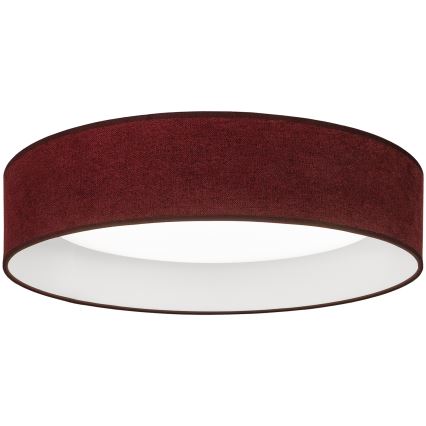 BRILAGI - LED-himmennettävä kattovalaisin VELVET SMART VARI LED/24W/230V 3000-6500K Ø 45 cm viininpunainen + kaukosäädin
