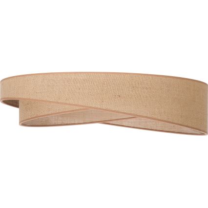 BRILAGI - LED-himmennettävä kattovalaisin VELVET TWIST LED/36W/230V 3000-6000K halkaisija 65 cm Wi-Fi Tuya Beacon beige + kaukosäädin