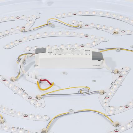 Brilagi - himmennettävä WOODROUND LED/70W/230V 3000–6000K halkaisija 80 cm puu CRI 90 + kaukosäädin