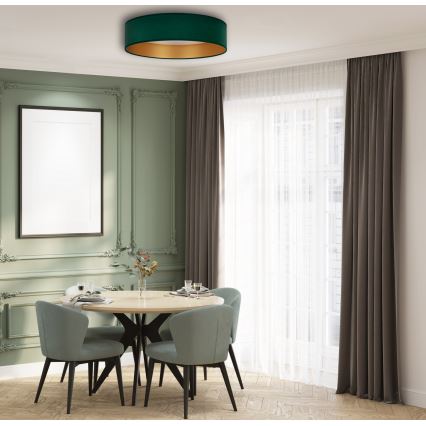 Brilagi - LED Himmennettävä kattovalaisin VELVET SMART LED/24W/230V d. 45 cm 2700-6500K Wi-Fi Tuya vihreä/kulta + kaukosäädin