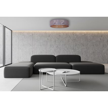 Brilagi - LED Himmennettävä kattovalaisin VELVET SMART LED/24W/230V d. 45 cm 2700-6500K Wi-Fi Tuya harmaa/kulta + kaukosäädin