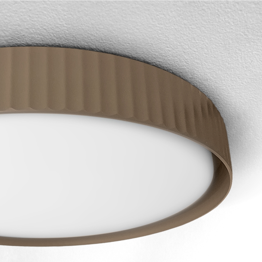 Brilagi - LED-himmennettävä kattovalaisin LUCIA LED/48W/230V 3000-6500K Ø 41 cm ruskea + kaukosäädin