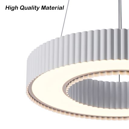 Brilagi - LED himmennettävä riippuvalaisin vaijerilla LUMIX LED/48W/230V 3000-6000K valkoinen halkaisija 50 cm + kaukosäädin