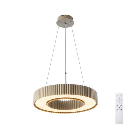 Brilagi - LUMIX LED-himmennettävä riippuvalaisin vaijerilla LED/48W/230V 3000-6000K beige halkaisija 50 cm + kaukosäädin