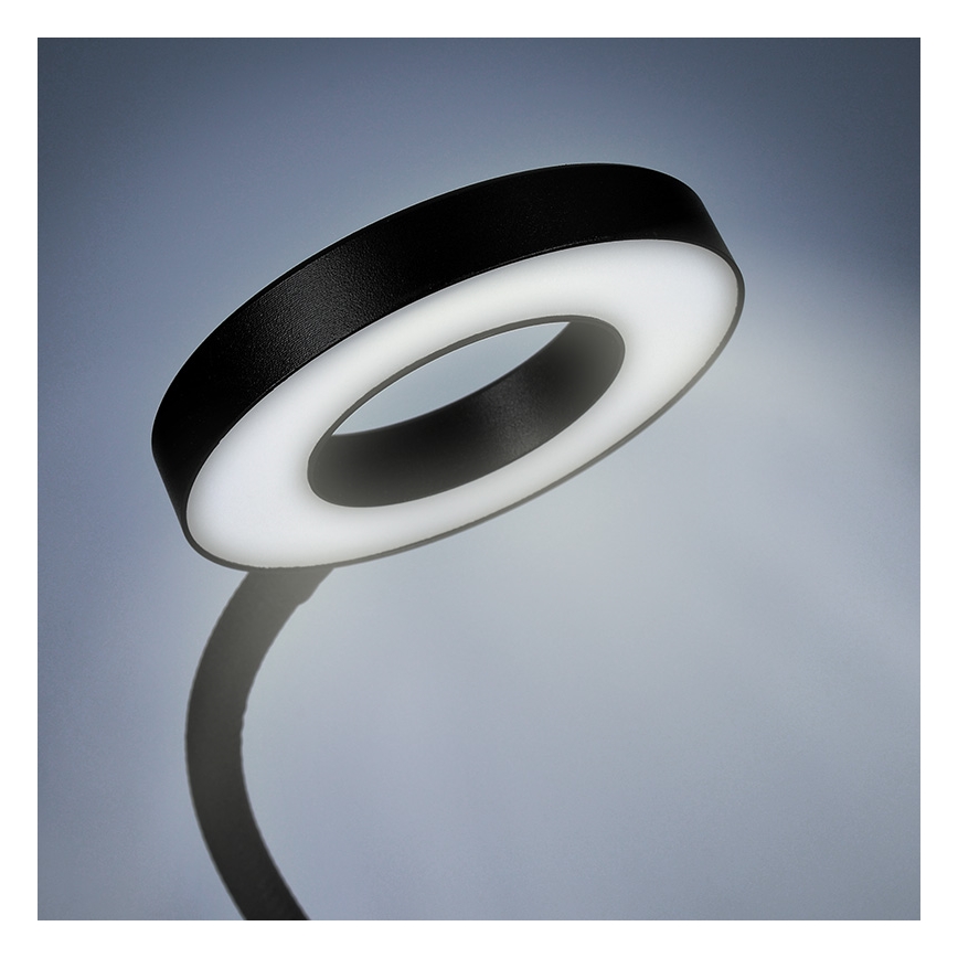 Brilagi - Himmennettävä ORBELA LED-lamppu klipsillä LED/8W/5V 3000/4000/5000K musta