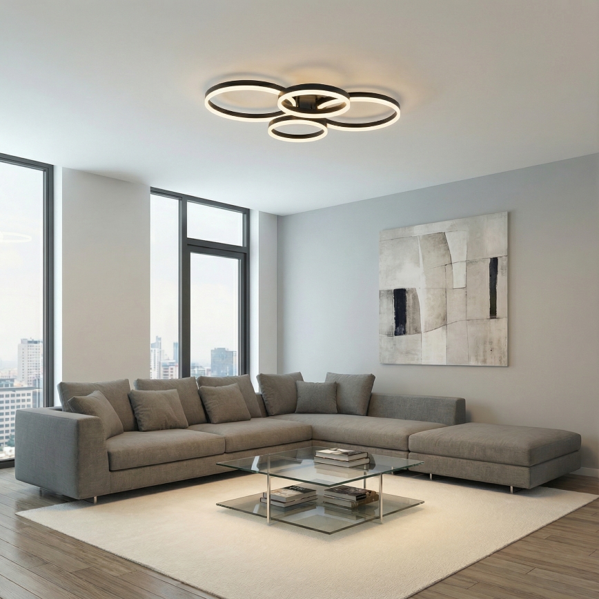 Brilagi - LED himmennettävä kattovalaisin ORBITS LED/52W/230V 3000-6000K + kaukosäädin