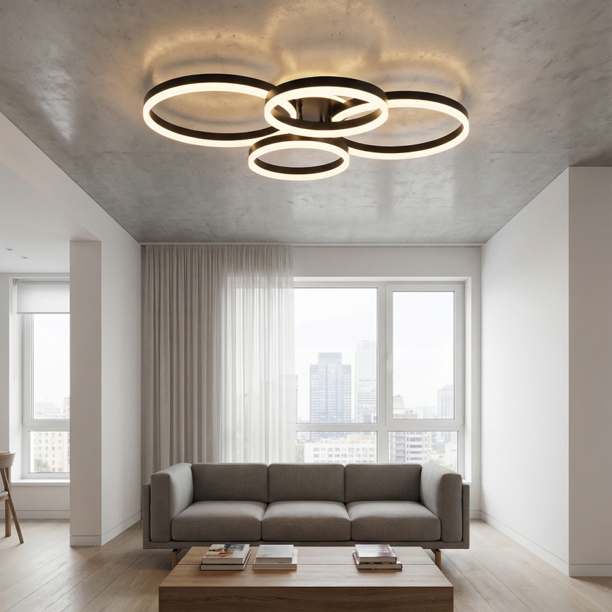 Brilagi - LED himmennettävä kattovalaisin ORBITS LED/52W/230V 3000-6000K + kaukosäädin