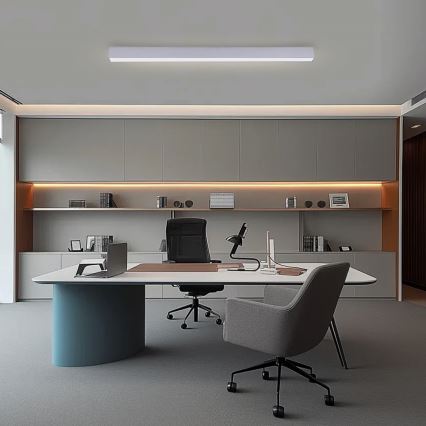 Brilagi - LED-himmennettävä kattovalaisin SLEEKLINE SMART LED/40W/230V 3000-6000K Wi-Fi Tuya hopea + kaukosäädin