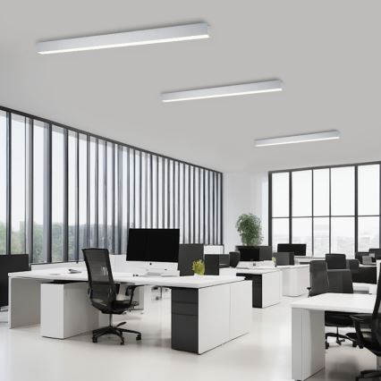 Brilagi - LED-himmennettävä kattovalaisin SLEEKLINE SMART LED/40W/230V 3000-6000K Wi-Fi Tuya hopea + kaukosäädin