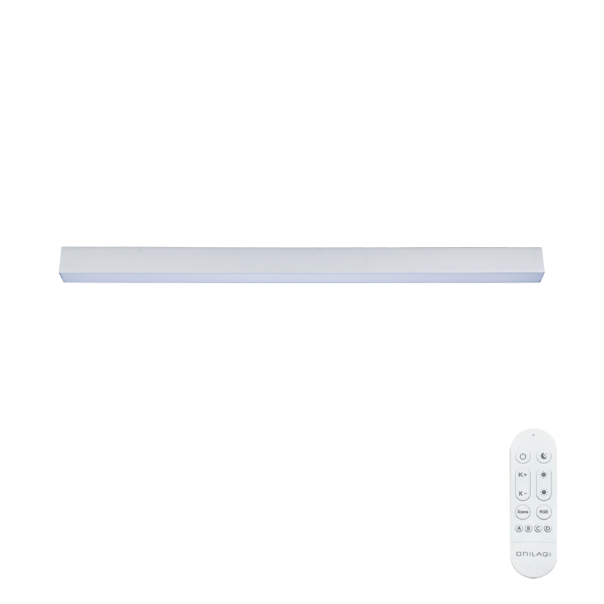 Brilagi - LED-himmennettävä kattovalaisin SLEEKLINE SMART LED/40W/230V 3000-6000K Wi-Fi Tuya hopea + kaukosäädin