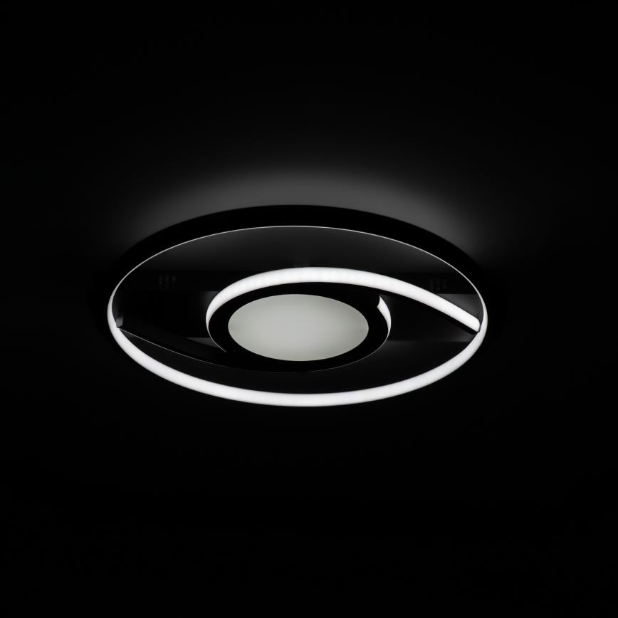 Brilagi - TWIRL himmennettävä LED-kattovalaisin LED/38W/230V 3000-6000K musta + kaukosäädin