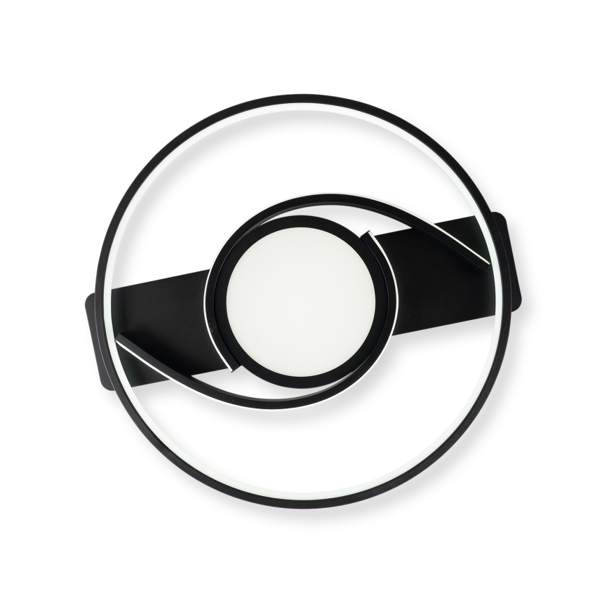 Brilagi - TWIRL himmennettävä LED-kattovalaisin LED/38W/230V 3000-6000K musta + kaukosäädin