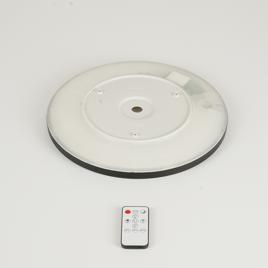 Brilagi - LED-himmennettävä kattovalaisin ULTRA SLIM LED/18W/230V 2700-6500K halkaisija 30 cm musta + kaukosäädin