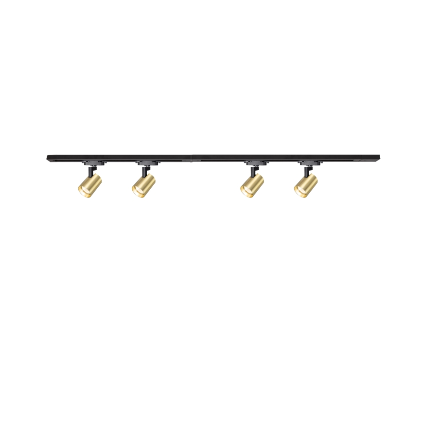 Brilagi - HUSKY-kiskovalaisin 4xGU10/10W/230V musta/kultainen