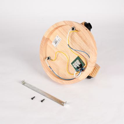 Brilagi - HYGGE-kohdevalaisin 3xE14/15W/230V puuviimeistely/savunvärinen