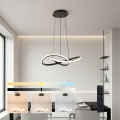 Brilagi - INFINITY himmennettävä LED-riippuvalaisin vaijerilla LED/55W/230V 3000-6000K 50x50 cm musta + kaukosäädin