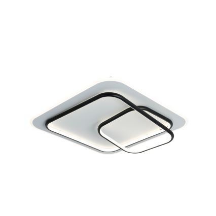 Brilagi - LED Himmennettävä kattovalaisin IRIS LED/81W/230V 3000-6000K 50x50 cm valkoinen/musta + kaukosäädin
