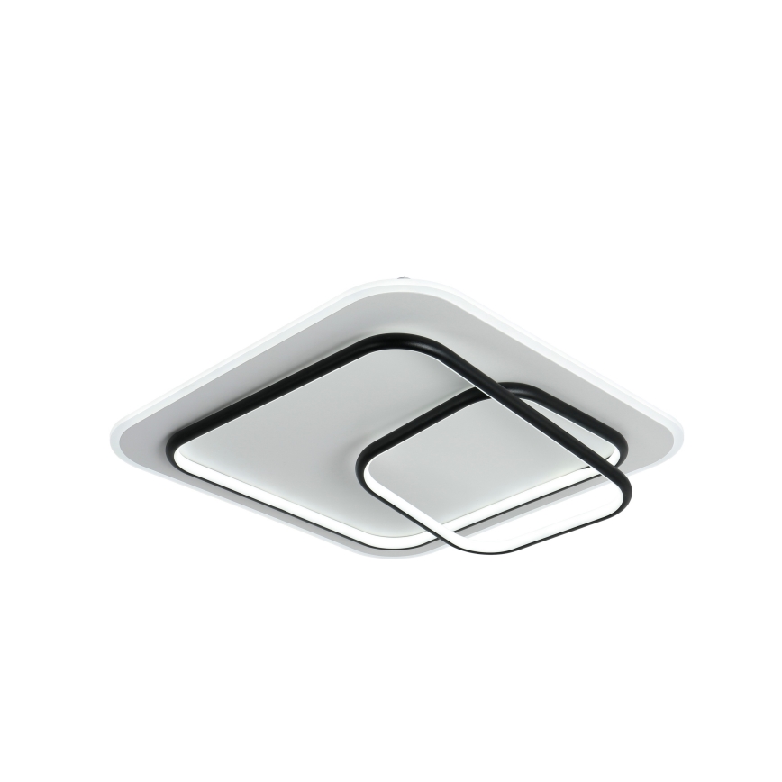 Brilagi - LED Himmennettävä kattovalaisin IRIS LED/81W/230V 3000-6000K 50x50 cm valkoinen/musta + kaukosäädin