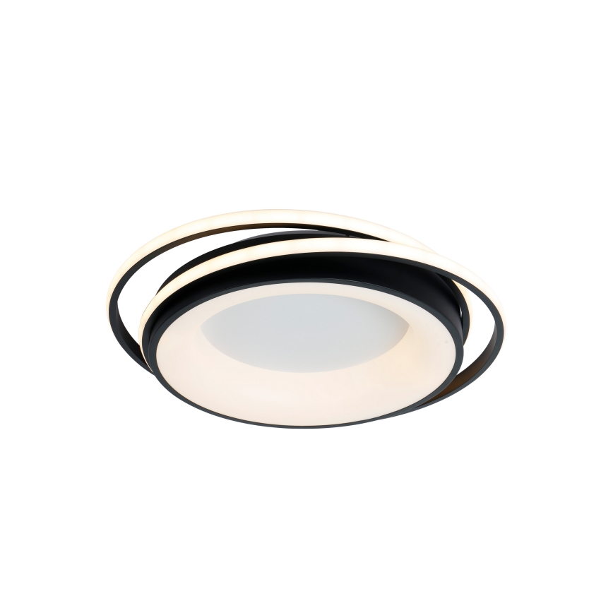 Brilagi - himmennettävä LED-kattovalaisin IRIS LED/84W/230V 3000-6000K 47x51 cm musta + kaukosäädin