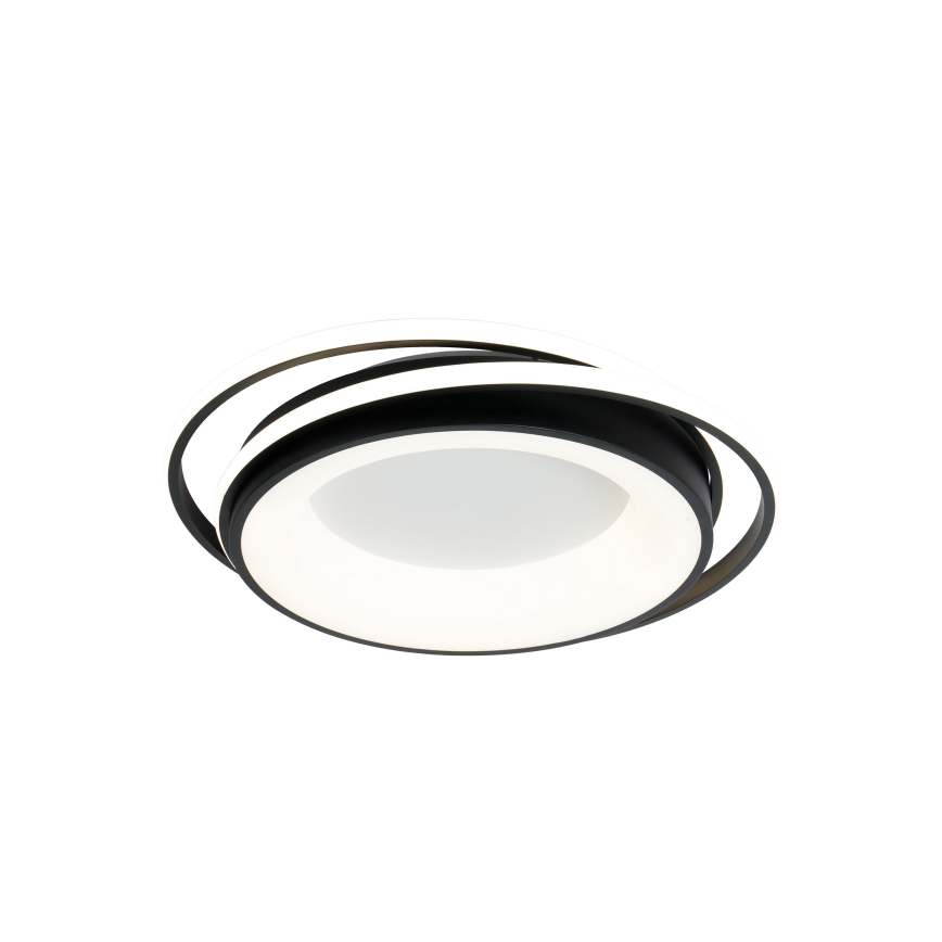 Brilagi - himmennettävä LED-kattovalaisin IRIS LED/84W/230V 3000-6000K 47x51 cm musta + kaukosäädin