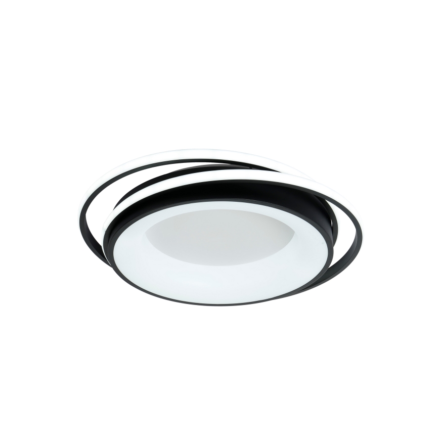 Brilagi - himmennettävä LED-kattovalaisin IRIS LED/84W/230V 3000-6000K 47x51 cm musta + kaukosäädin