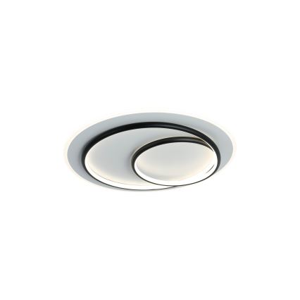 Brilagi - himennettävä LED-kattovalaisin IRIS LED/70W/230V 3000–6000K Ø 50 cm valkoinen/musta + kauko-ohjain