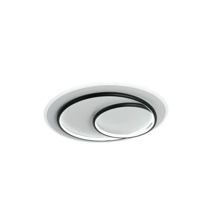 Brilagi - himennettävä LED-kattovalaisin IRIS LED/70W/230V 3000–6000K Ø 50 cm valkoinen/musta + kauko-ohjain