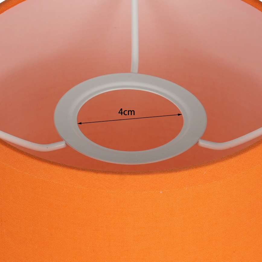 Brilagi - LED-joustava seinävalaisin NUBILA 1xE27/25W/230V + LED/3W mattakromi/oranssi