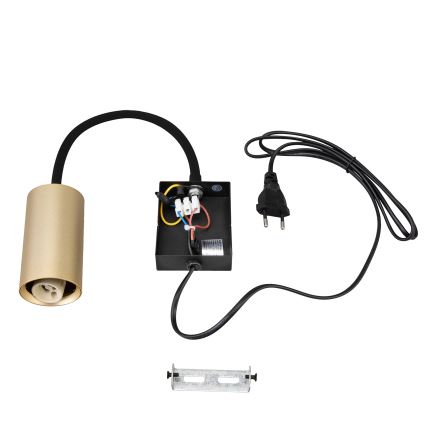 Brilagi - Joustava seinävalaisin SELE 1xGU10/30W/230V musta/kulta