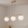 Brilagi - Kaapelikiinnitteinen riippuvalaisin MILO ECRU 3xE27/60W/230V beige/kultainen