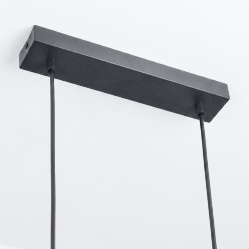 Brilagi - Kaapeliriippuvalaisin SELE 6xGU10/30W/230V musta/tammi-dekori