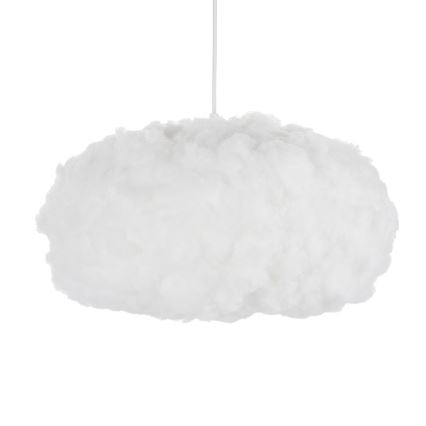 Brilagi - Kaapeliriippuvalaisin SOLEAIR 1xE27/60W/230V Ø 45 cm, valkoinen