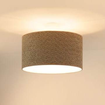 Brilagi - Kattokruunu johdossa BOUCLE ROLLER 1xE27/15W/230V halkaisija 45 cm ruskea