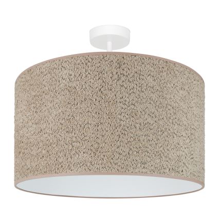 Brilagi - Kattokruunu johdossa BOUCLE ROLLER 1xE27/15W/230V halkaisija 45 cm ruskea