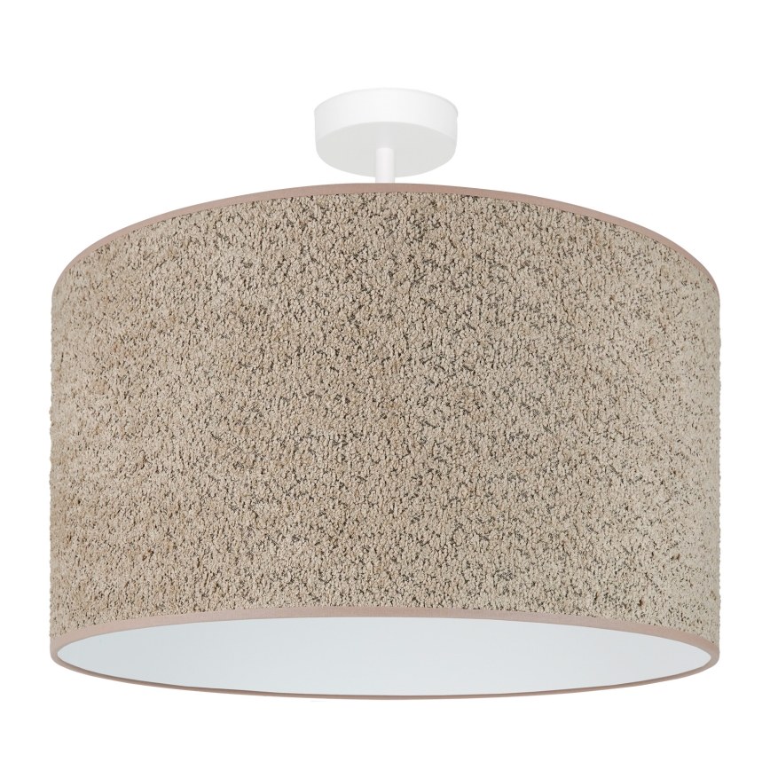 Brilagi - Kattokruunu johdossa BOUCLE ROLLER 1xE27/15W/230V halkaisija 45 cm ruskea