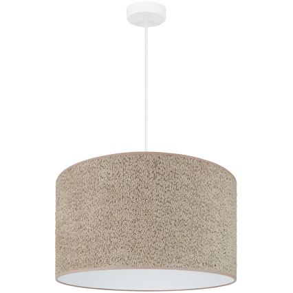 Brilagi - Kattokruunu johdossa BOUCLE ROLLER 1xE27/15W/230V halkaisija 50 cm ruskea