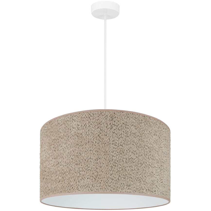 Brilagi - Kattokruunu johdossa BOUCLE ROLLER 1xE27/15W/230V halkaisija 50 cm ruskea