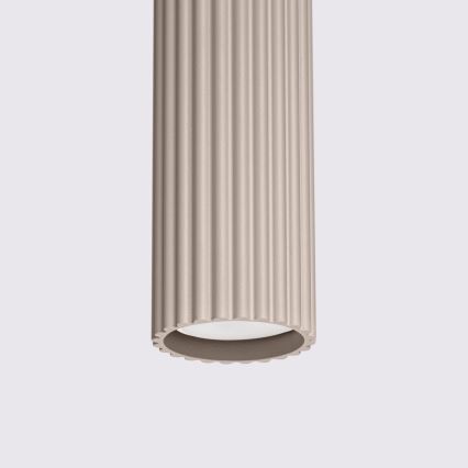 Brilagi - Kattokruunu johdossa CRESTO 1xGU10/10W/230V taupe