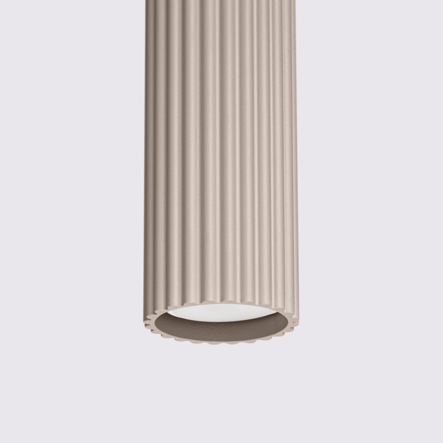 Brilagi - Kattokruunu johdossa CRESTO 1xGU10/10W/230V taupe