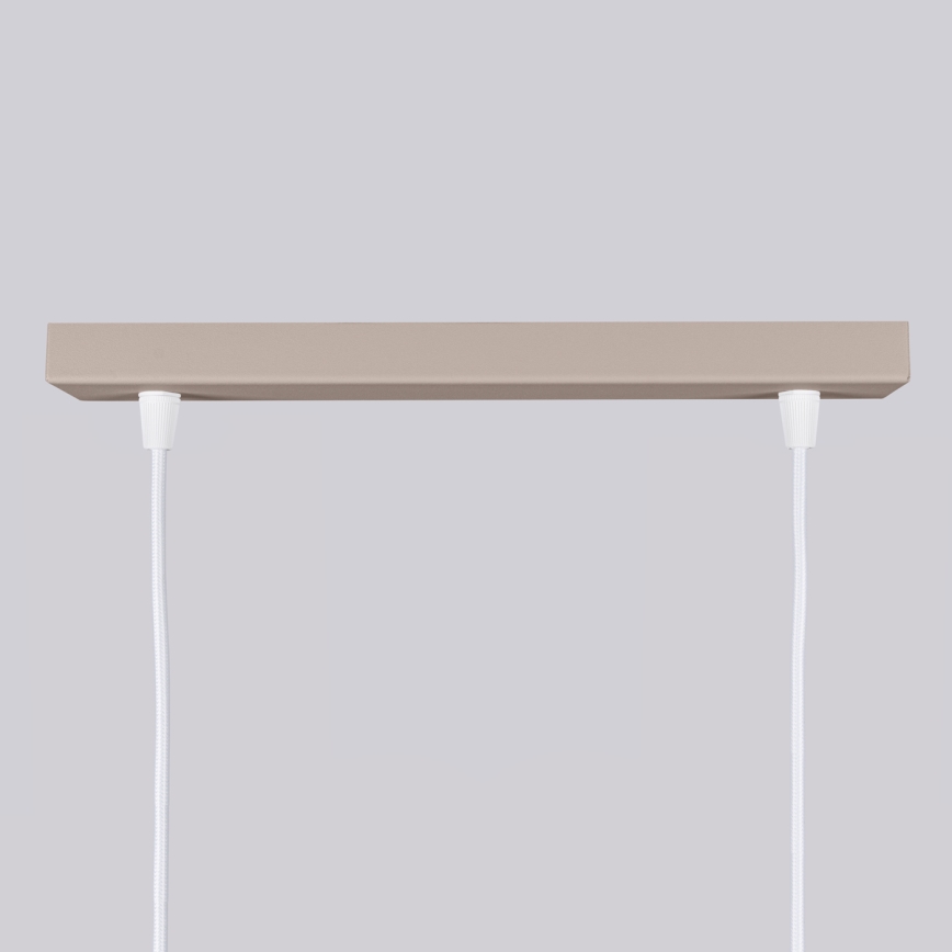 Brilagi - Kattokruunu johdossa CRESTO 2xGU10/10W/230V taupe