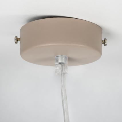 Brilagi - Kattokruunu johdossa POKER 1xGU10/25W/230V beige/kulta