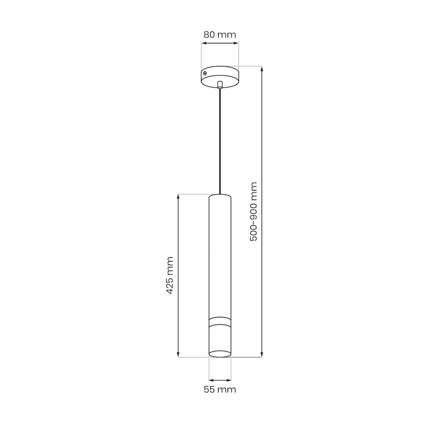 Brilagi - Kattokruunu johdossa POKER 1xGU10/25W/230V beige/kulta