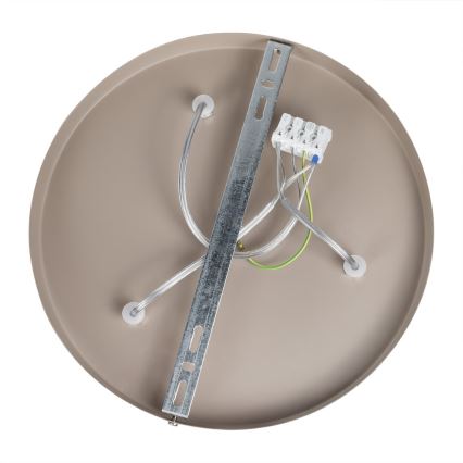 Brilagi - Kattokruunu johdossa POKER 3xGU10/25W/230V beige/kulta