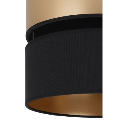 Brilagi - Kattokruunu johdossa ROYAL 1xE27/15W/230V halkaisija 25 cm musta/kulta